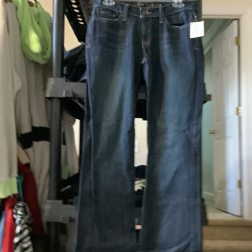 Vintage Y2K Abercrombie & Fitch Dark Indigo Flare Jeans